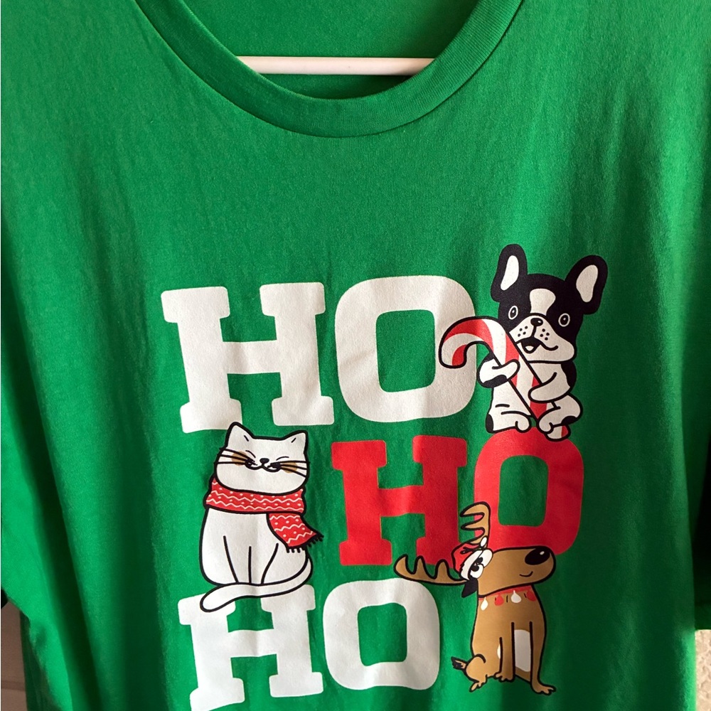 Source Unknown Green and Red Short Sleeve Tee - Picture 2 of 2